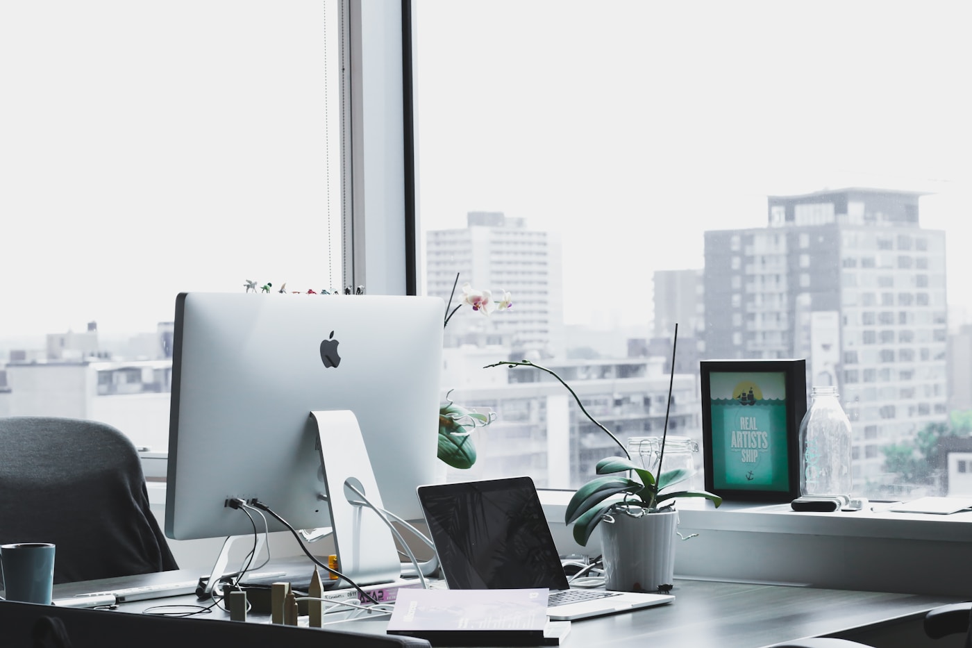 Shareholder documents on a daytime advisory desk